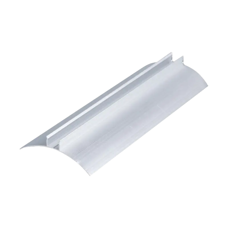 Aluminiumsprofil med indre bue