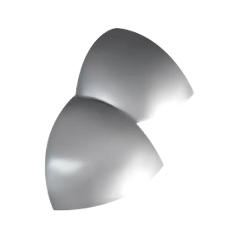 Aluminium profil to-vejs stik